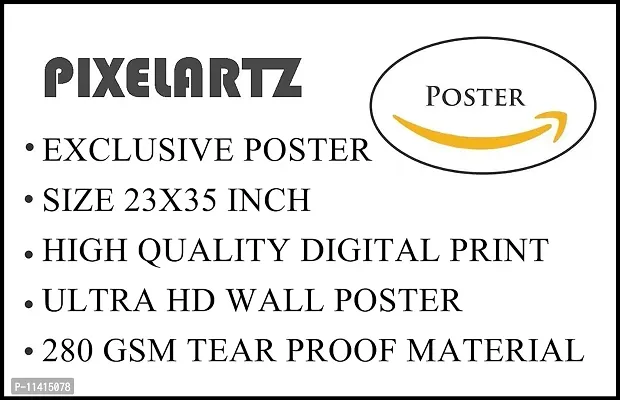PIXELARTZ Movie Wall Poster - Aquaman Movie Poster - 35 Inch X 23 Inch-thumb5