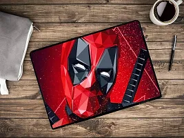 PIXELARTZ Laptop Skins Super Hero Deadpool Polygon Glitter 15.6 Inches Laptop Skins/Stickers for Dell-Lenovo-Acer-HP (1099)-thumb2