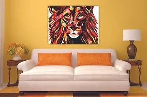 PIXELARTZ Canvas Painting - Lion-thumb1