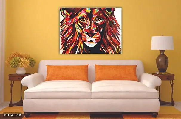 PIXELARTZ Canvas Painting - Lion-thumb2
