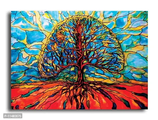 PIXELARTZ Canvas Painting - Tree of Life Canvas-thumb0