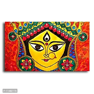 PIXELARTZ Canvas Painting - Maa Durga - Modern Art - Relgious Canvas Art