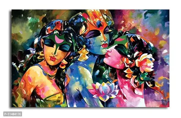 PIXELARTZ Canvas Painting - Acrylic Canvas - Krishna-thumb0