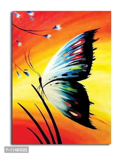 PIXELARTZ Canvas Painting - Butterfly