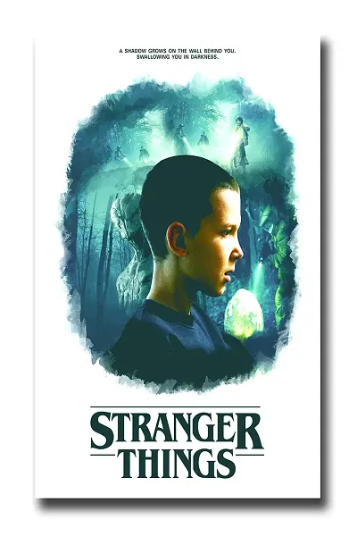 PIXELARTZ Stranger Things TV Series Wall Posters (18 x 12)