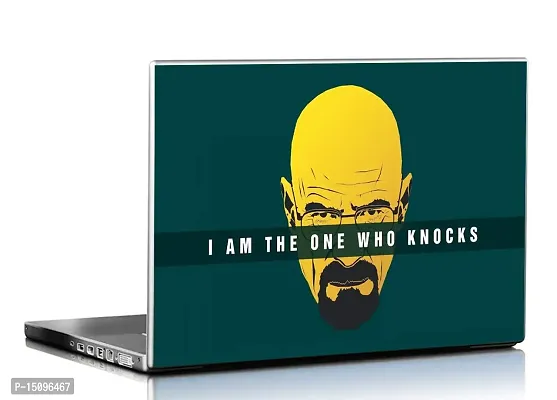 PIXELARTZ Laptop Skins Breaking Bad I Am The One Who Knocks 15.6 Inches Laptop Skins/Stickers for Dell-Lenovo-Acer-HP (7049)