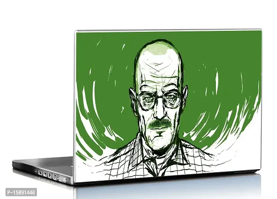 PIXELARTZ Laptop Skins Breaking Bad Walter White 15.6 Inches Laptop Skins/Stickers for Dell-Lenovo-Acer-HP (6095)-thumb0