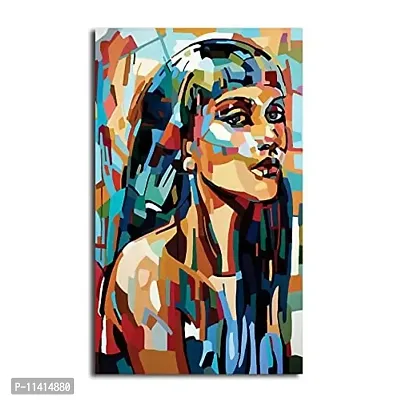 PIXELARTZ Canvas Painting - Faces Of Beauty - Without Frame