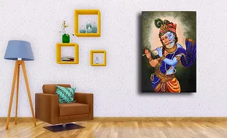 PIXELARTZ Canvas Painting Radha Krishna Pure Love Modern Art Painting for Home Decor ( Without Frame )-thumb1