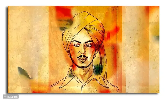 PIXELARTZ Canvas Painting - Shaheed Bhagat Singh