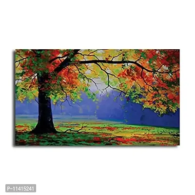 PIXELARTZ Canvas Painting Rainbow Around Us Modern Art Painting for Home Decor ( Without Frame )