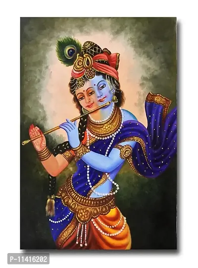 PIXELARTZ Canvas Painting Radha Krishna Pure Love Modern Art Painting for Home Decor ( Without Frame )-thumb0