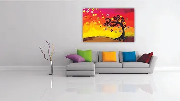 PIXELARTZ Canvas Painting - Rustic Abstracts and Tree Art-thumb1