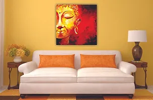 PIXELARTZ Canvas Painting - Buddha - Acrylic Painting-thumb1