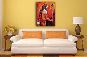 PIXELARTZ Canvas Painting - The Shiva Tribe-thumb1