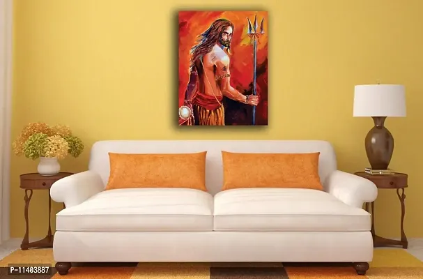 PIXELARTZ Canvas Painting - The Shiva Tribe-thumb2