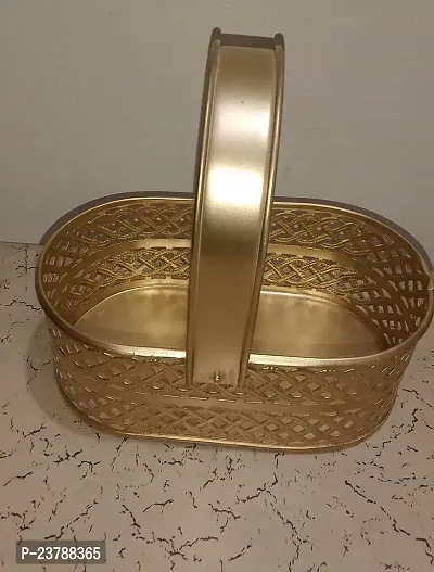 Metal Pooja Basket