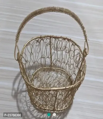 Metal Mesh wire Multipurpose Pooja Basket