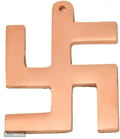 Jaisakshi Pure Copper swastik/tamba swastik/Size 16 X 16 cm