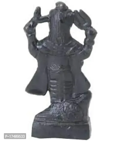 Jaisakshi Iron Small Idol Loha Shani Dev - Black, 3x3-thumb2