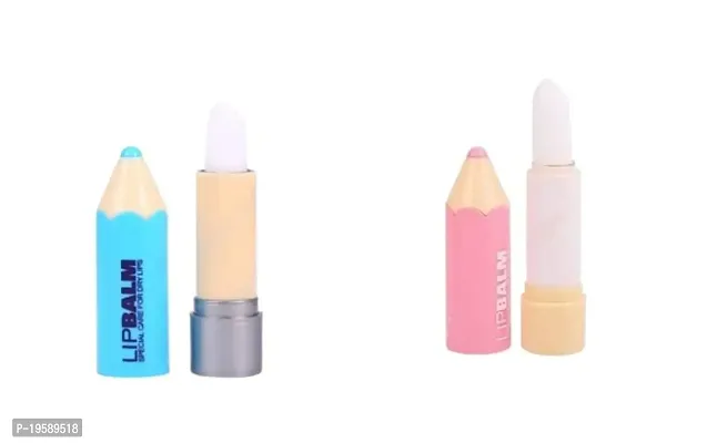 SIMS Pencil Shape Lip Balm Lip Moisturizing Stick Pack of two (Multicolour))