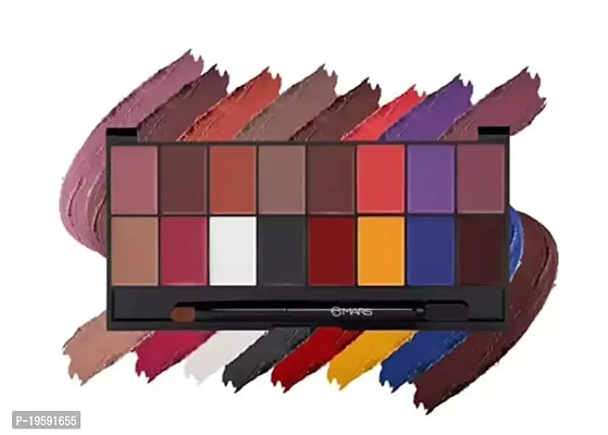 16 Stunning Shades Matte Infinity Lip Palette (Multicolor, 36g )