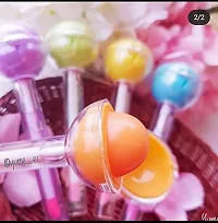 Pink Shimmer Lollipop 2in1 Fruity Lip Balm  Lip Gloss, 7g-thumb1