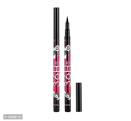 SIMS 36H Precision Liquid Waterproof Lash Eyeliner Pencil | Eye Liner (Black) (pack of 1) Matte Finish-thumb2