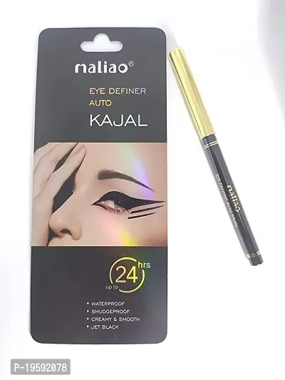 Waterproof Jet Black Kajal, 0.35 g Matte Finish