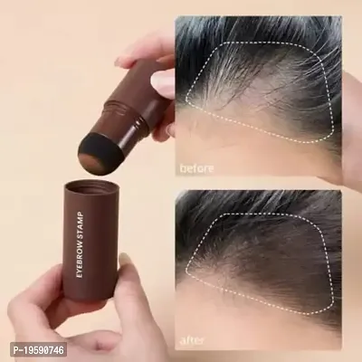 eyebrow stamp  Hairline Waterproof And Long Lasting Shaping 10 g (Brown)-thumb4