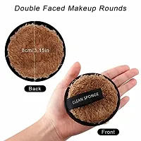 Reusable Double Sided Soft Makeup Removal Pad - Assorted Colour, Pack of 2-thumb3