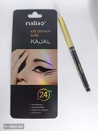 MALIAO Waterproof Jet Black Kajal, 0.35 g