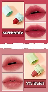 ni Candy Matte Lipstick Set Velvet Lipstick Set Nonstick Cup Easy To Color Long-lasting Waterproof Swab Lipstick Makeup Gift Set-thumb2