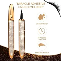 Magnetic Pen Eyeliner Waterproof Long Lasting Natural Eye Makeup Matte Eye Liner Black 5g-thumb1