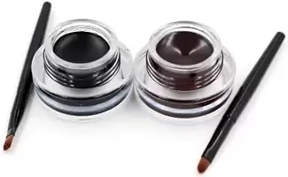 2 in 1 Long Wear Gel Eye Liner 6 g (Brown, Black)-thumb1