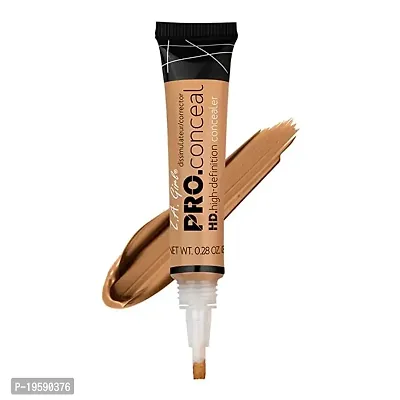 SIMS HD Pro Natural Full Coverage Concealer, Matte  Poreless Ultra Blendable Liquid Concealer For Crack Free Face Makeup- Fawn