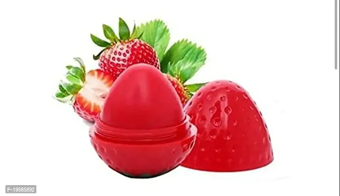 Strawberry Shape Lip Balm For Softer Lips (Pack of 2)-thumb0