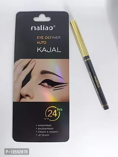 Waterproof Jet Black Kajal, 0.35 g Matte Finish-thumb4