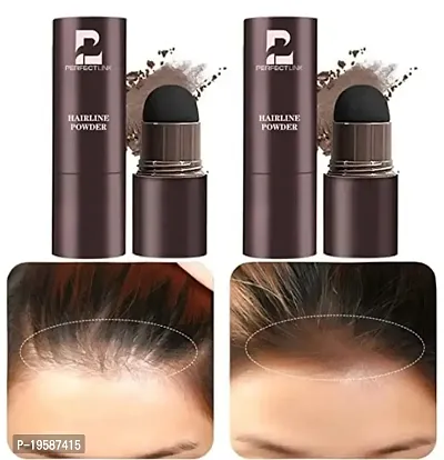 Hair line powder stick pack of 2 (black-brown)