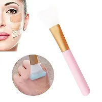 Lip Tint  Cheek Tint  Stains, Reusable Multi-functional Makeup Removal Facial Cleansing Pad And Soft Silicone Facial Applicator Mask Hairless Brush(Set of 3 items)-thumb3