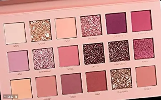 Nude Edition 18 Shades Eyeshadow Palette (Multicolour), Metallic, Shimmery, Satin  Matte Finish-thumb3