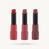 New Long Lasting, Highly Pigmented  Comfortable Ultra Matte Lipstick (Reds and Maroons - 01) Set of 3-thumb2