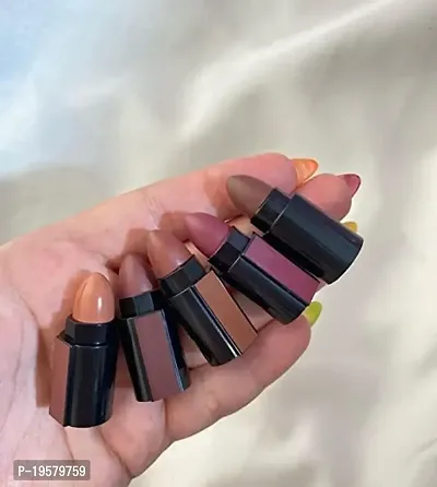 New 5 In 1 Lipstick Nude Shade-thumb2