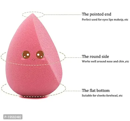 SIMS 2 PCS Heart-Shaped Latex-free Professional Beauty Blender Set with Storage Box, Beauty Blender Foundation Blending Sponge - Perfect for Liquid, Cream, Concealer and Powder-thumb5