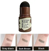 Hairline Shadow Cover Up Hairline Shadow Powder Stick Hair Filler Suitable for Men and Women Thinning Hair (black)-thumb1