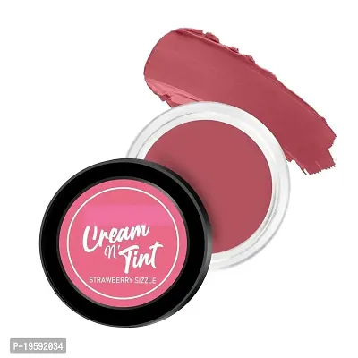 Lip Tint  Cheek Tint Multipot-Be The Change With Richness Of Jojoba Oil And Vitamin E For Lips, Eyelids  Cheeks, Matte Finish - Rose Pink