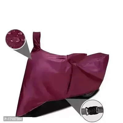 EGAL Water Resistant/Dustproof Two Wheele Bike Body Cover Compatible for Piaggio Vespa 150 Indoor/Outdoor and Parking with All Varients Full Body Protection(Colour-Marron)-thumb2