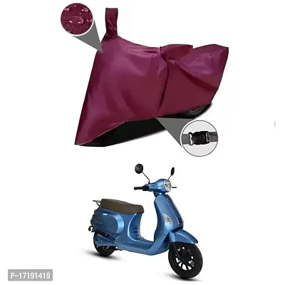 EGAL Water Resistant/Dustproof Two Wheele Bike Body Cover Compatible for Benling India Aura BS6 Indoor/Outdoor and Parking with All Varients Full Body Protection(Colour-Marron)