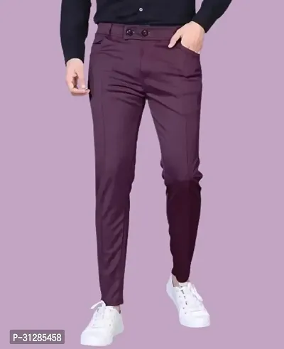 Stylish Polyester Solid Trackpant for Men-thumb0