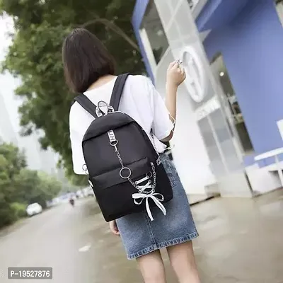 Stylish Fancy College Backpack For Women And Girls-thumb0